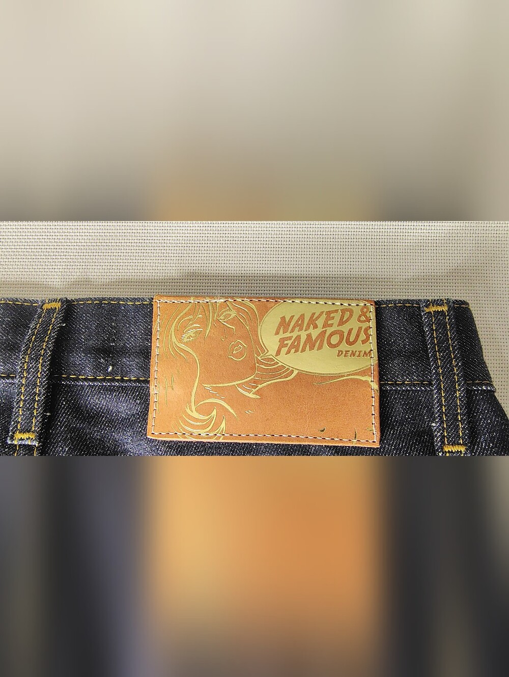 Naked & Famous Deadstock Real Gold Denim Selvedge Easy Guy Men’s Jeans Sz 29 - Picture 2 of 12